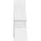 Ekena Millwork Richland Architectural Grade PVC Gable Bracket, 48"W x 20"H x 6"D x 6"F, 10/12 Pitch GBP048X20X0606RIC00 - alternate 2